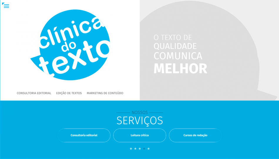Website Clínica do Texto